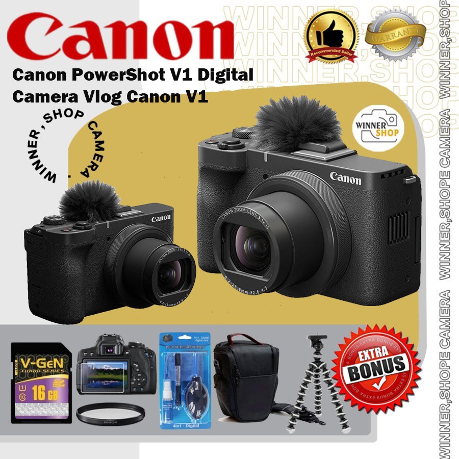 Canon PowerShot V1 Digital Camera - Kamera Vlog Canon V1