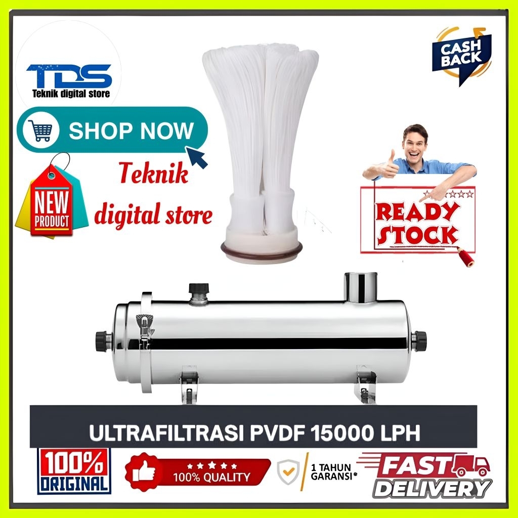 Ultrafiltrasi UF PDVF 15000 Lph UF PDVF 15000 Lph Ultrafiltrasi Air