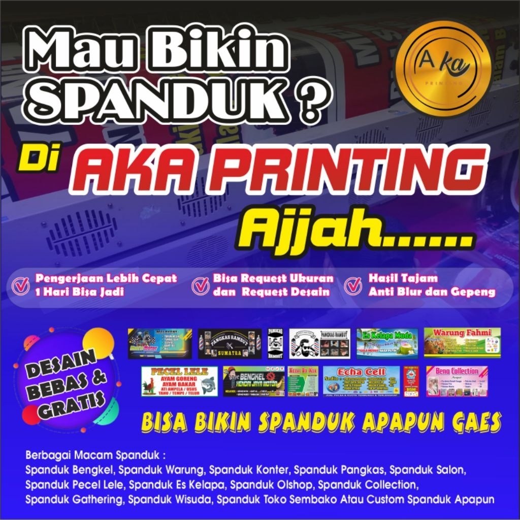 Leeopard Banner Konter Pulsa Bisa Request Tulisan Ukuran 50X100 Dapat 2Pcs
