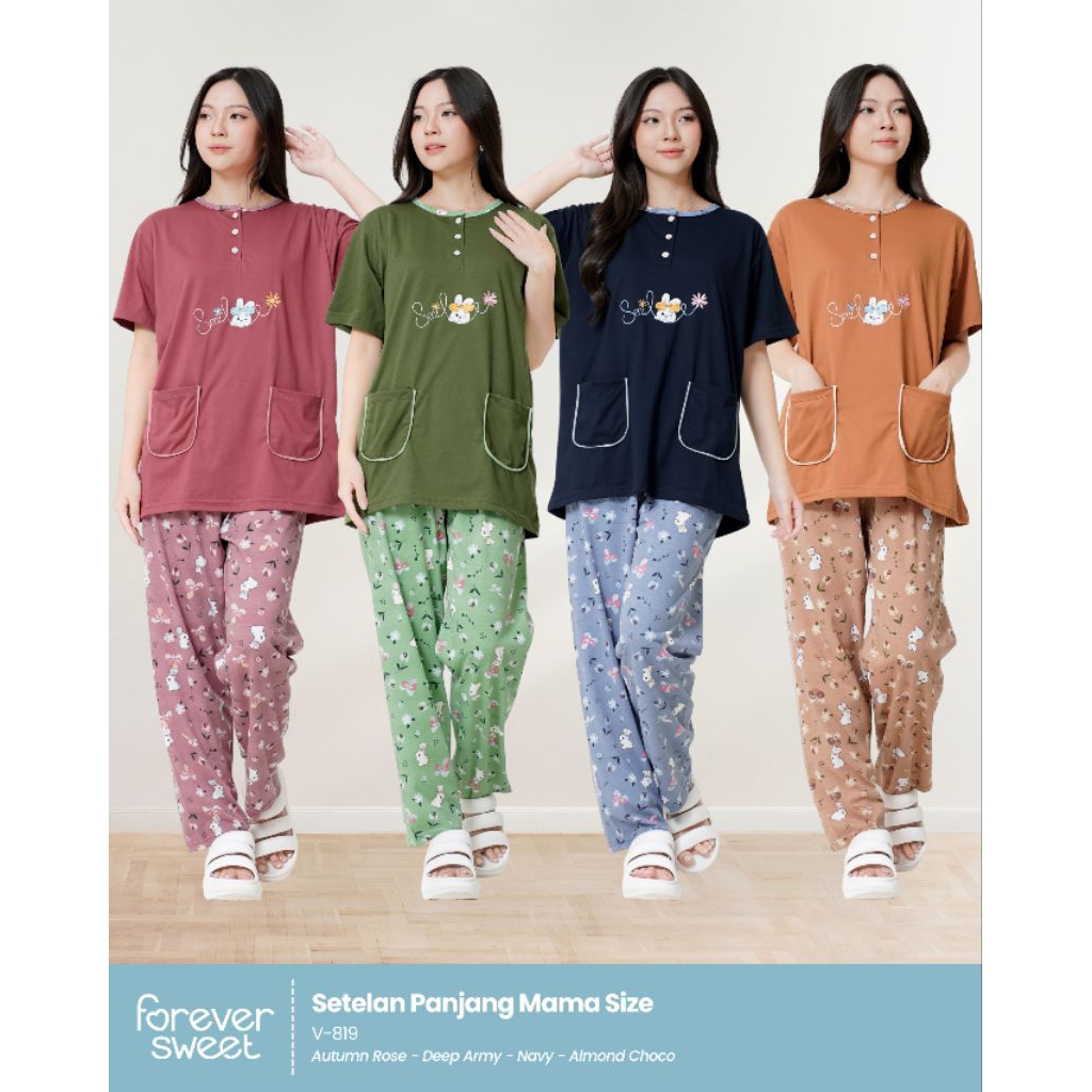 Setelan FOREVER Sweet Concept CP mama size V 734, V 741, RMS 2402, V 819