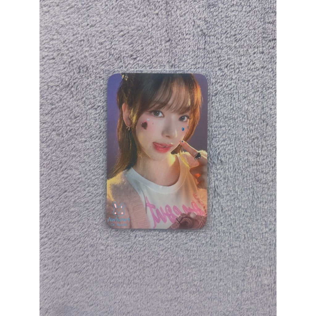 

Karina point sticker pc photocard aespa poca