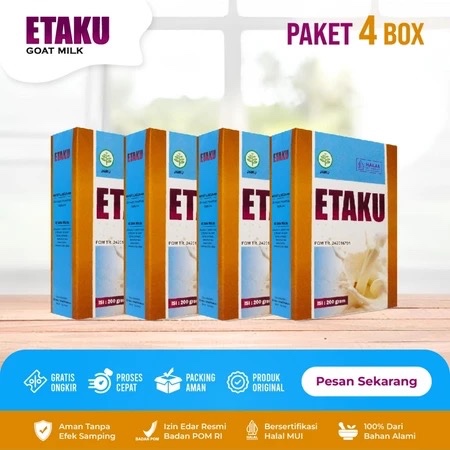 

Terpercaya!!!4BOX Etaku Goat Milk - Susu Etawa Bubuk Solusi Untuk Peninggi Badan Asma Dan Kolesterol