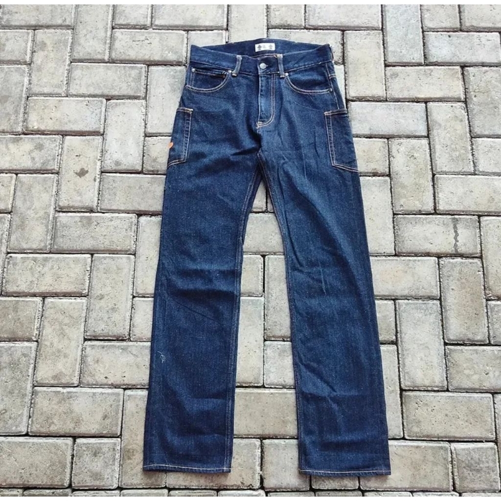 GU STUDIO SEVEN CHILDHOOD DREAMS LONG PANTS DENIM