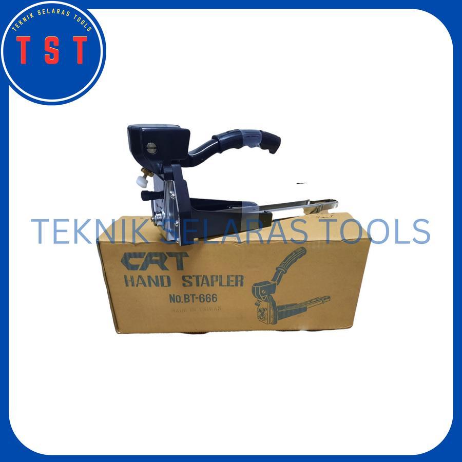 

Staples Kardus / Karton / CRT Hand Stapler 5/8" (15mm) BT-666 Bukan LOCK