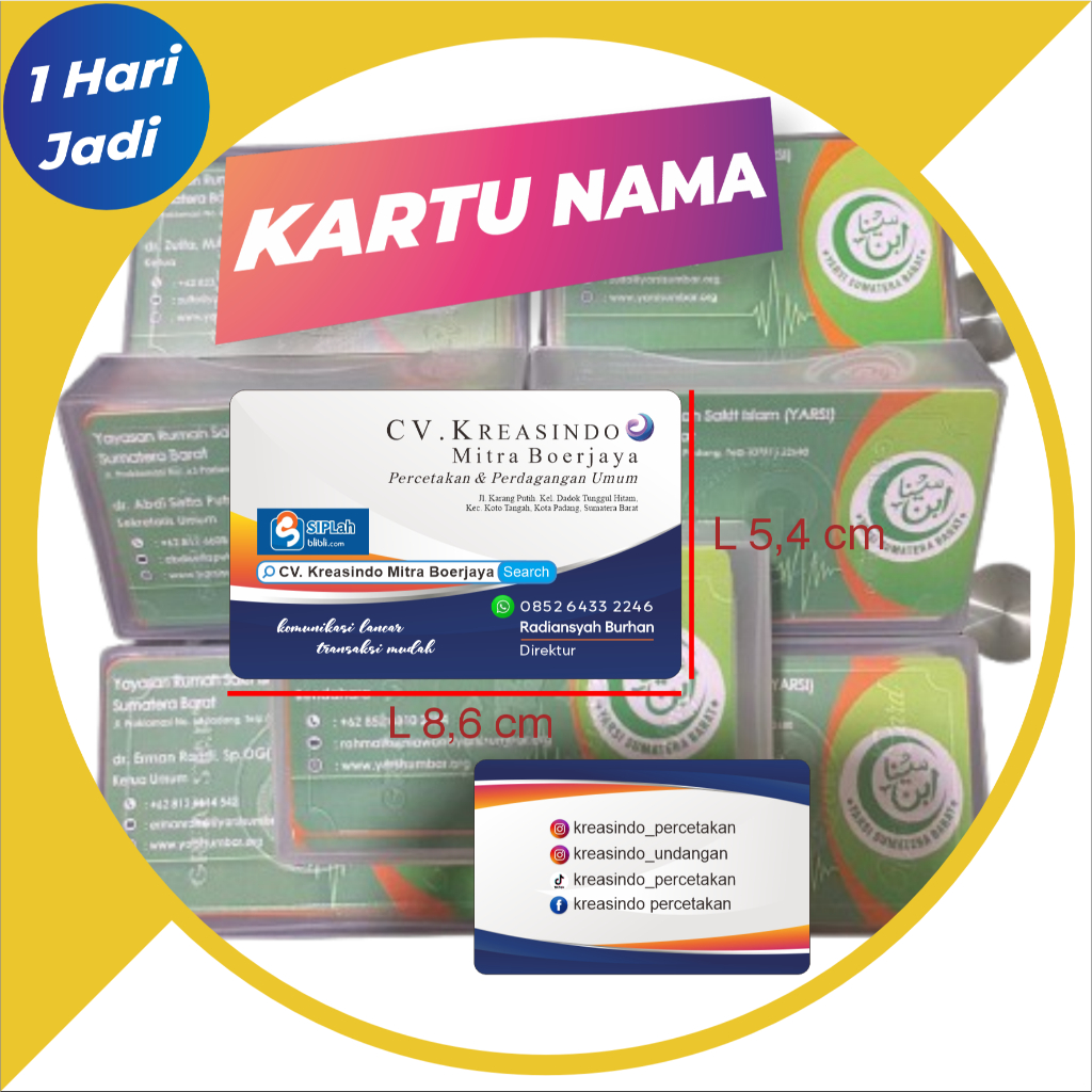 

KARTU NAMA PREMIUM MURAH 1 HARI JADI