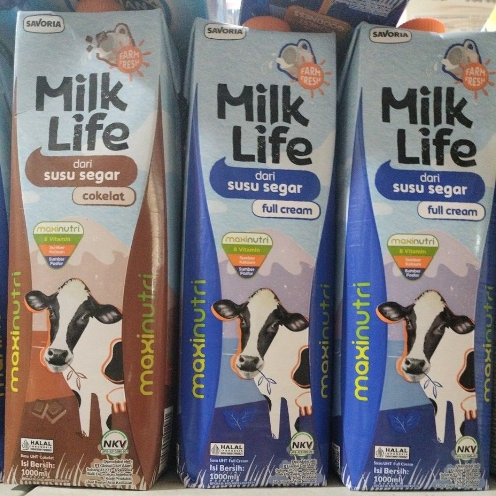 

Milk life susu isi 1000ml/susu milklife 1 liter/savoria milklife