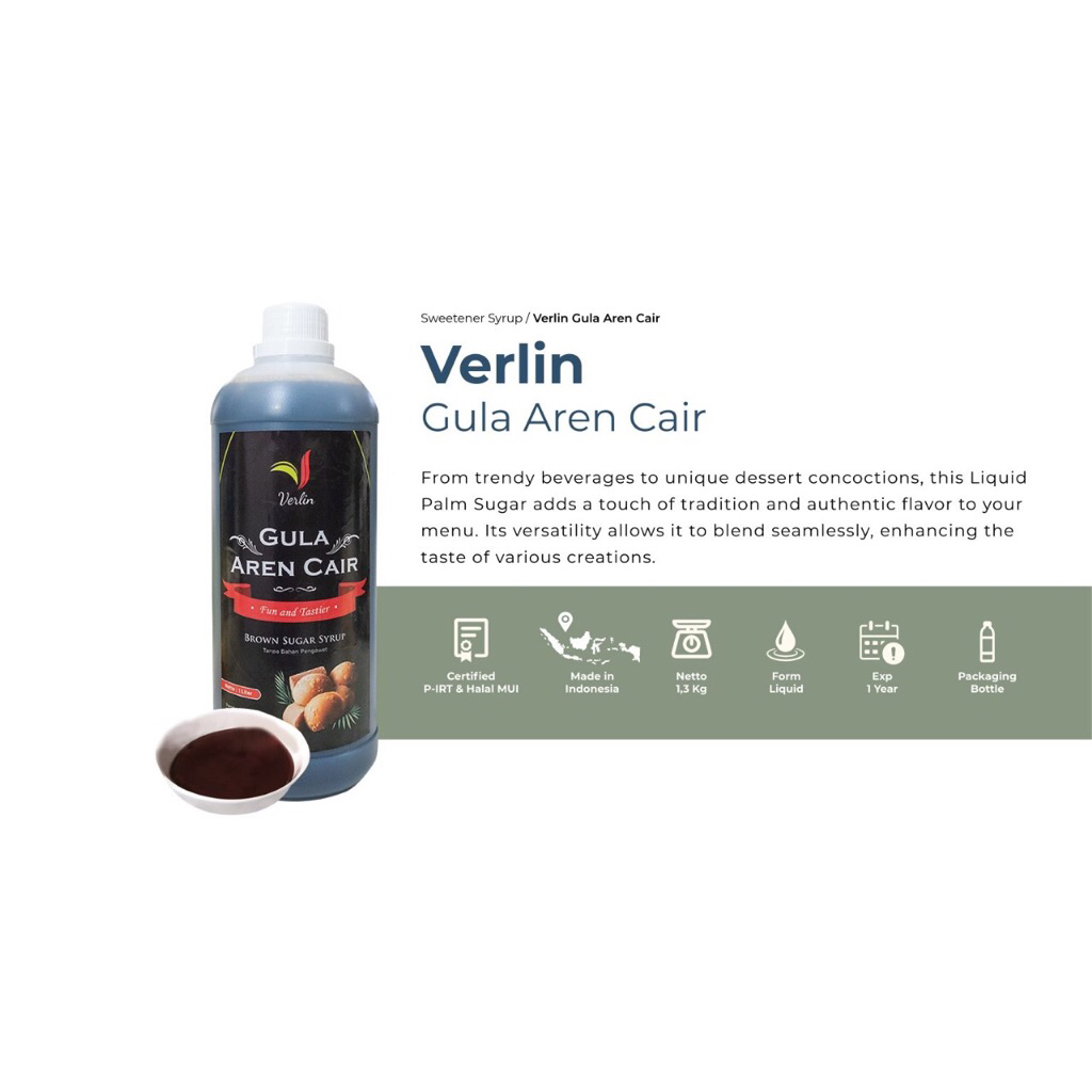 

Verlin gula aren cair 1 kg