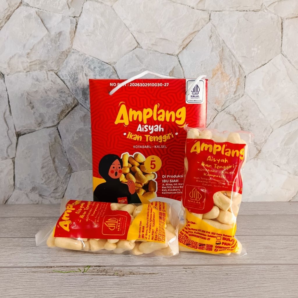 

Amplang Aisyah Ikan Tengiri isi 5