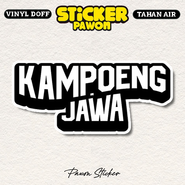 

Stiker Kampoeng Jawa Kata Kata Lucu Stiker Meme Teks Parody Anti Air Untuk Motor Laptop Mobil