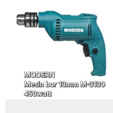MODERN M3130 Mesin Bor Listrik 13mm Variable Speed/Atur kecepatan Bor Bolak-Balik