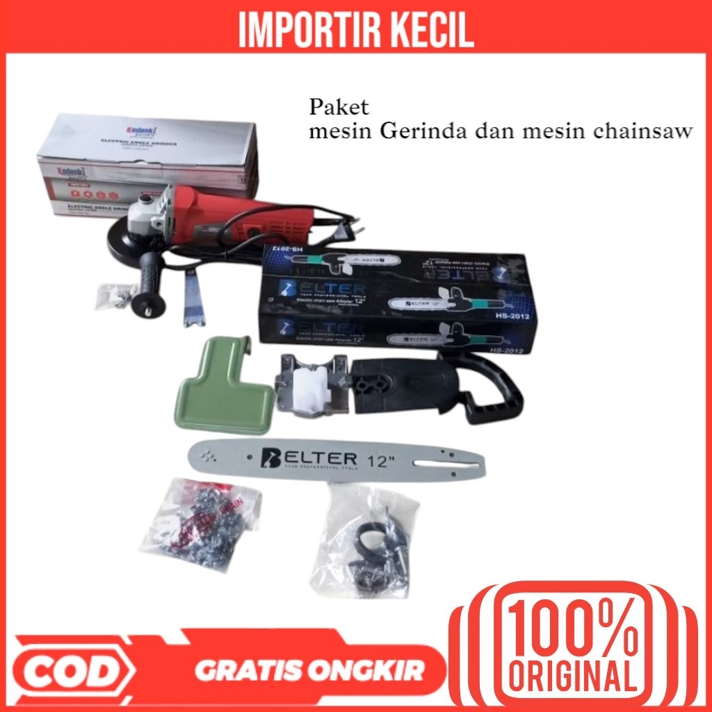 GERINDA CHAINSAW GURINDA CHAINSAW MESIN GERINDA POTONG KAYU KOMPLIT