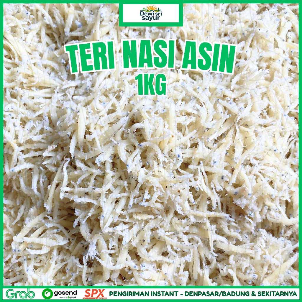 

Teri Nasi Asin 1kg – Dewi Sri Sayur
