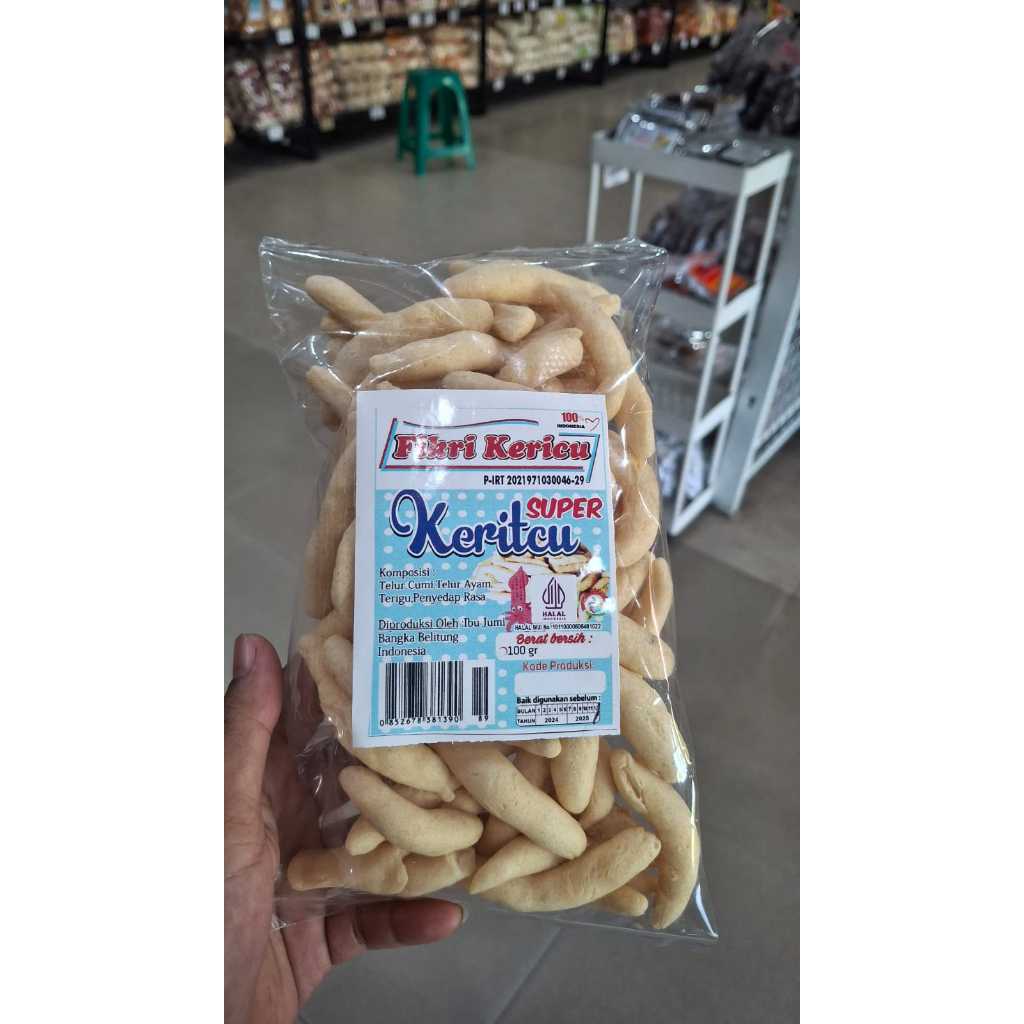 

kericu fikri 100 gram snack khas bangka belitung