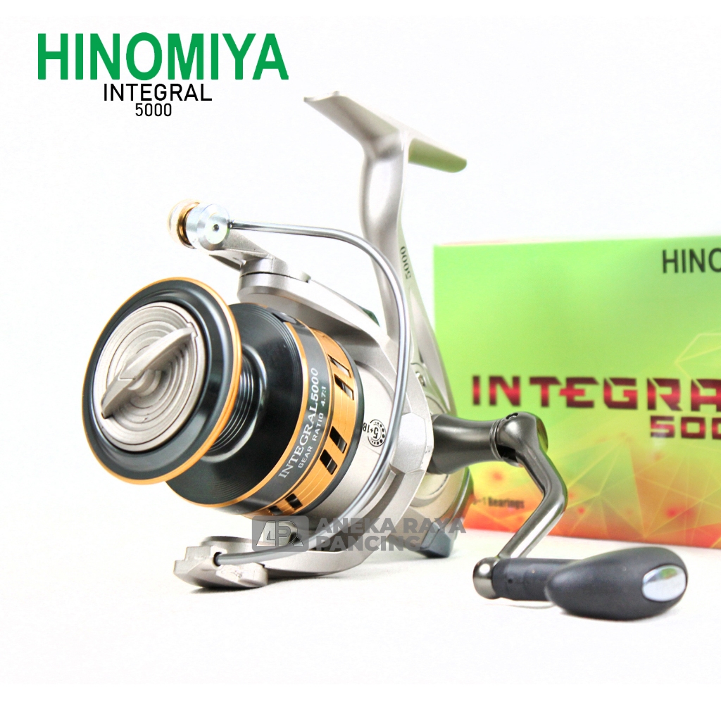 Reel Spinning Hinomiya Integral 1000/5000 |  Power Handle Aluminium Spool | Reel Kolam