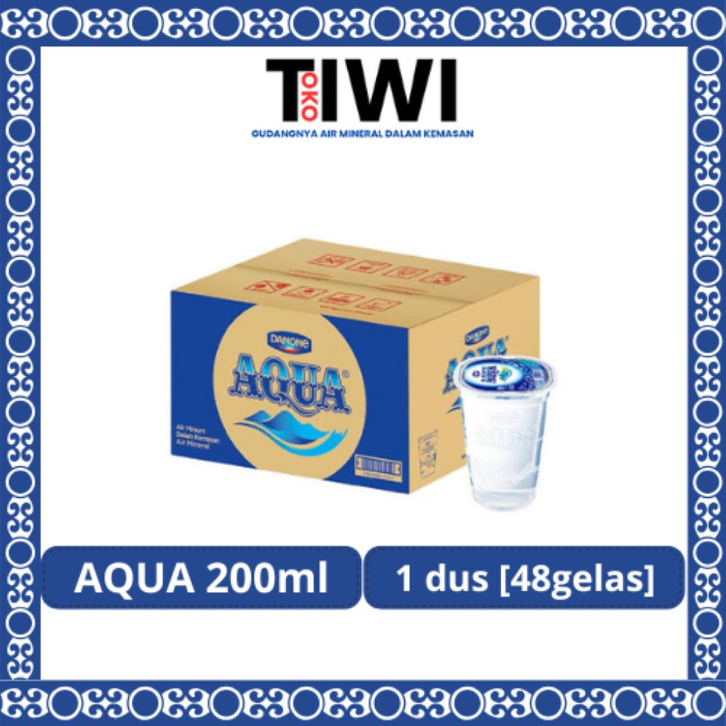 

AQUA Air Mineral Dalam Kemasan - 1 dus - Khusus Instan & Sameday