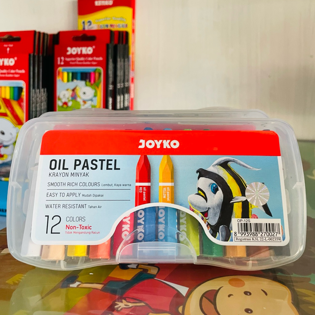 

oil pastel joyko 12s crayon 12 warna