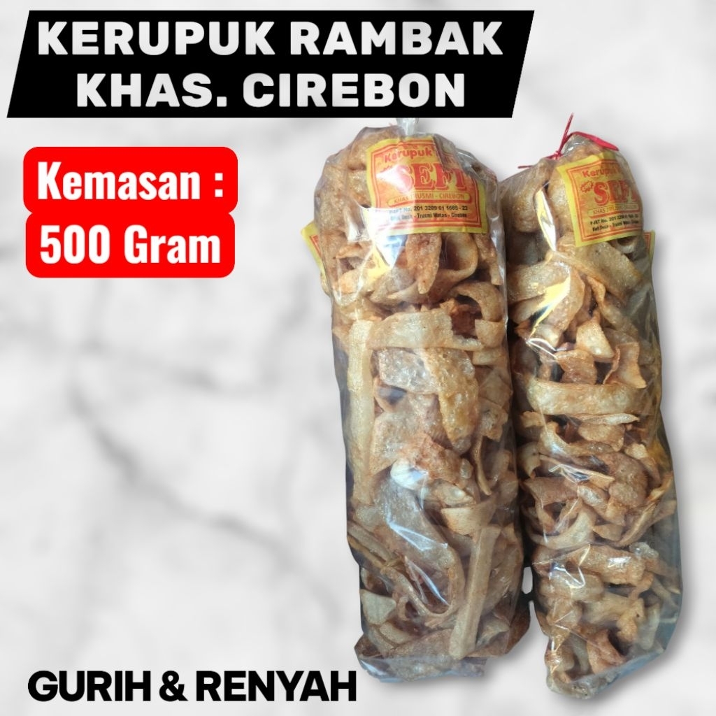 

KERUPUK RAMBAK KHAS CIREBON