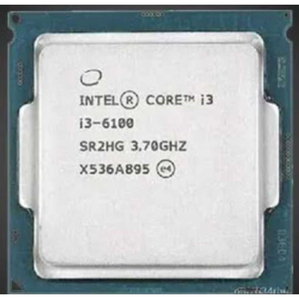 Prosesor Intel i3 6100 Gen 6 normal