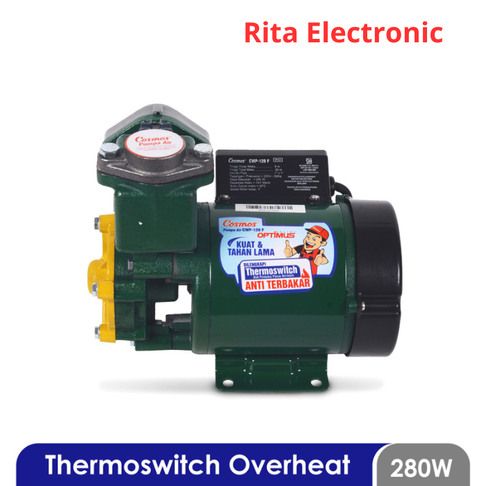 Pompa Air Cosmos CWP-128F Optimus Series Non Otomatis