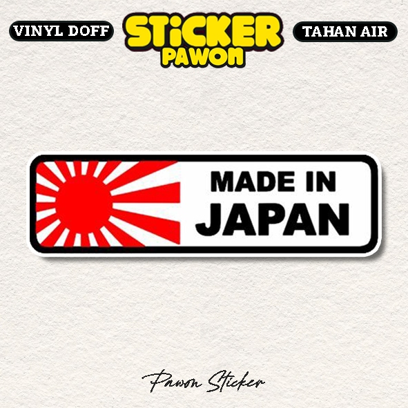 

Sticker Made In Jappan Aesthetic Hypebeast Vibes Stiker Nipon Anti Air