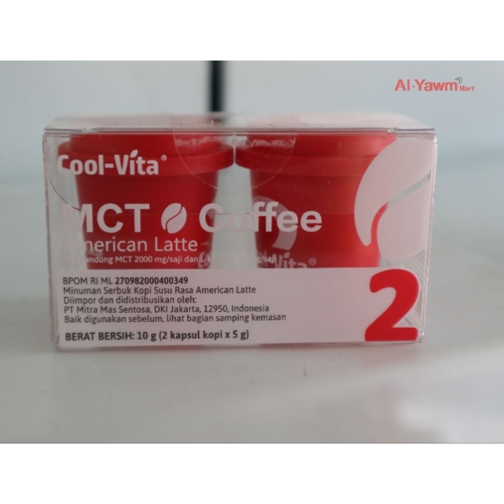 

Cool-Vita MCT Coffee Capsule American Latte