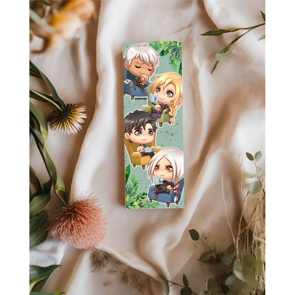 

Fandom Bookmark Pembatas Buku Reading Series Throne of Glass