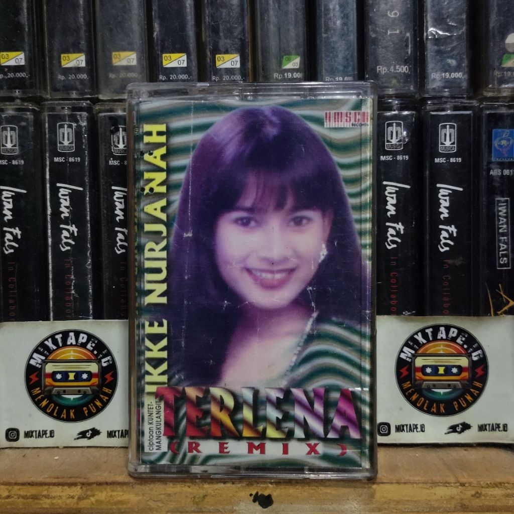 Kaset Pita - Ikke Nurjanah - Terlena (Remix) - Radio Tape - Kaset - Radio - Pemutar Kaset - Retro - 