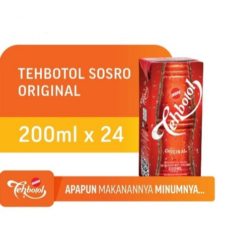 

Tehbotol Sosro Kotak 200ml x 24 PCS