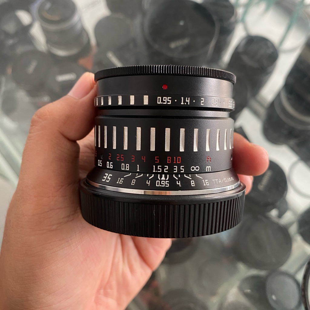 Ttartisan 35mm f0.95 for canon RF mulus lensa mirrorless super bokeh