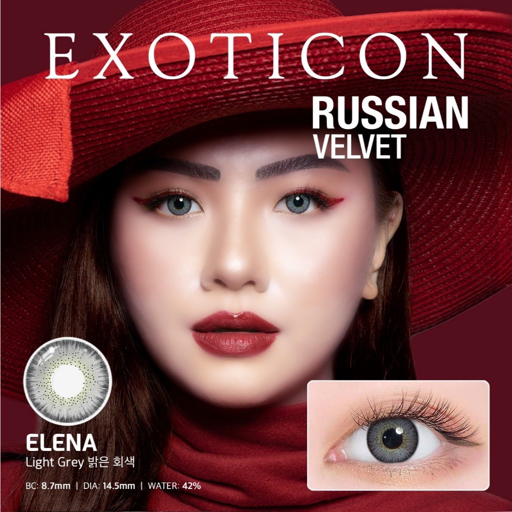 SOFTLENS X2 RUSSIAN VELVET 14,5MM / SOFTLENS / LENSA MATA / KONTAK LENS / NORMAL
