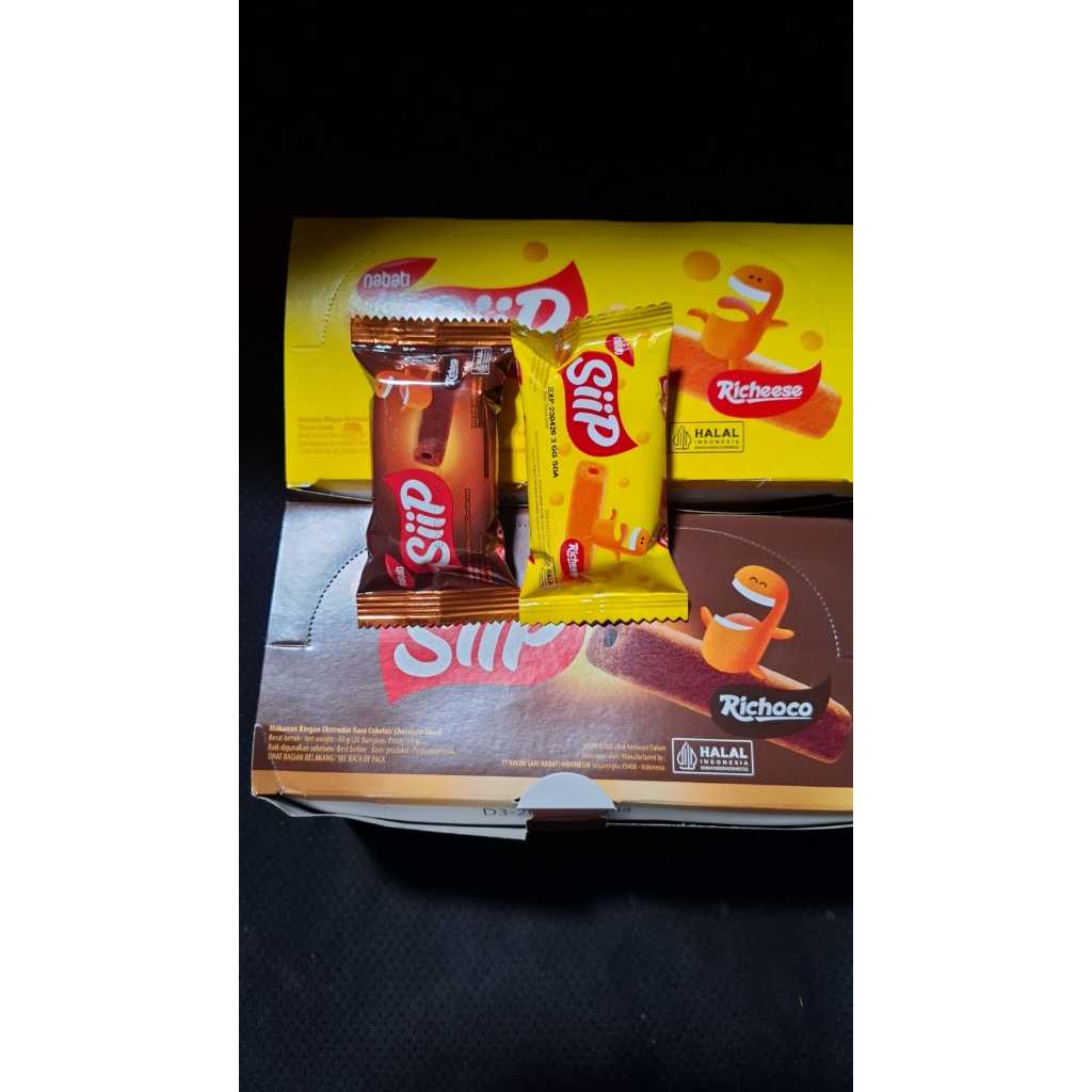 

Nabati Siip Box 80g Varian - Snack Siip 1 Dus (20 Bungkus x 4g)