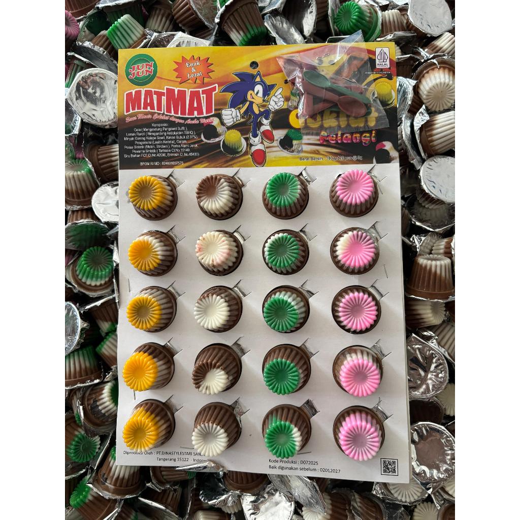 

COKLAT CUP PELANGI ANEKA WARNA - MATMAT CUP PELANGI 20 PCS/LAYER