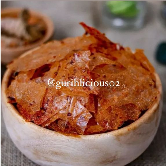 

Keripik Kaca Pedas Daun Jeruk Bumbu melimpah 250GR 500GR 1KG