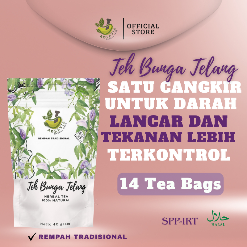 

‎Teh Herbal Bunga Telang | Kaya Antioksidan & Vitamin Alami