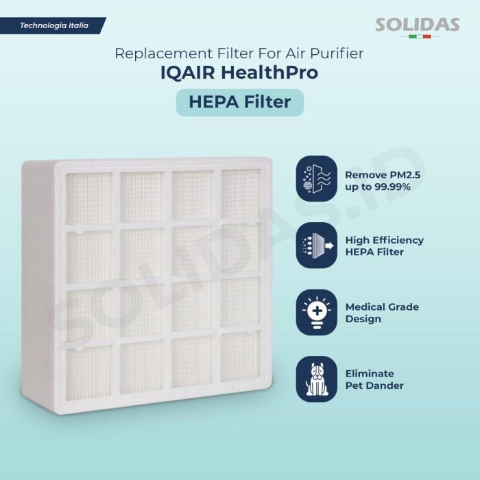 SOLIDAS - Replacement Filter HEPA ForAir Purifier IQAIR HealthPRO