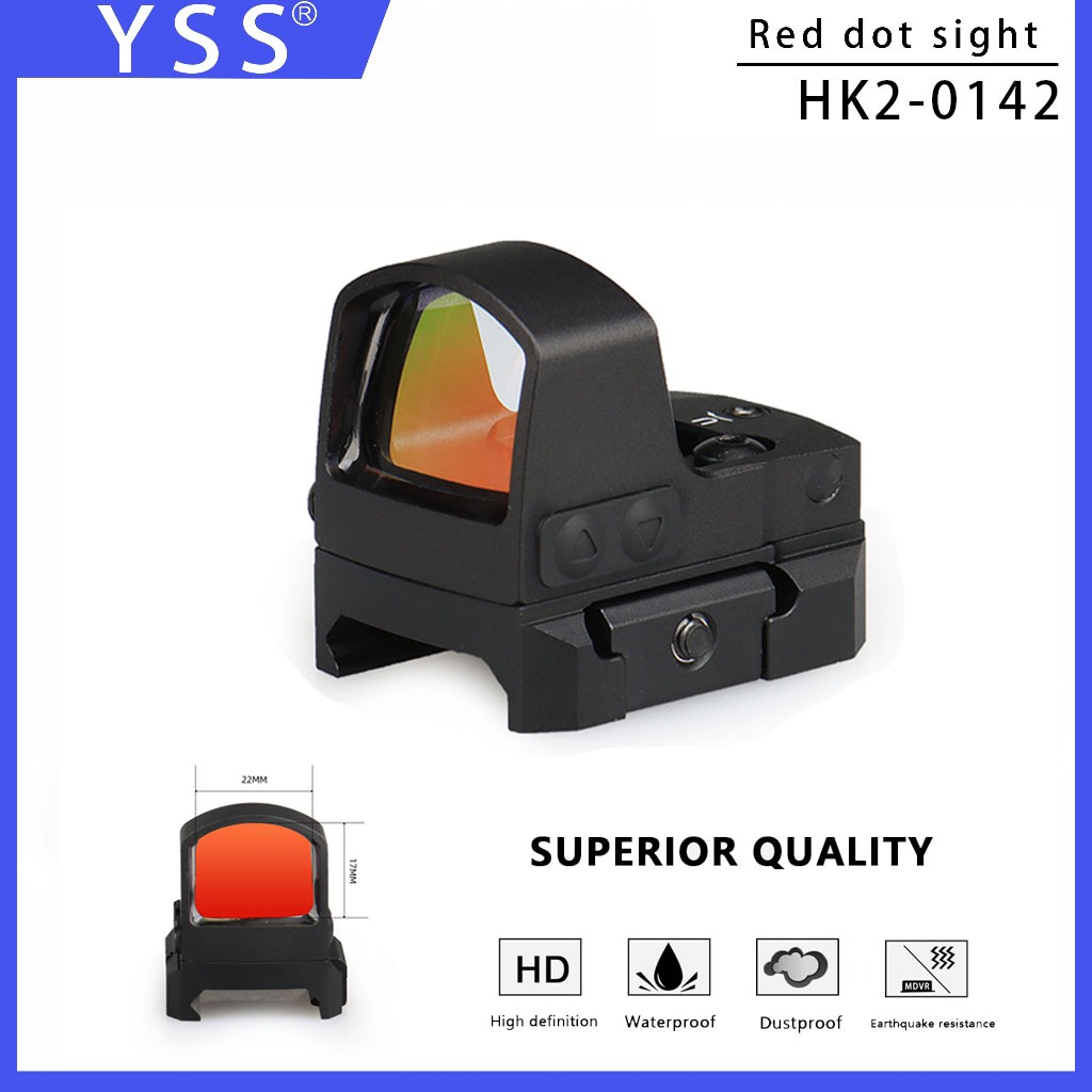 YSS HK2-0142 3 MOA Red dot sight for Pistol Rifle Shotgun airsoft best reflex sights for sale with p