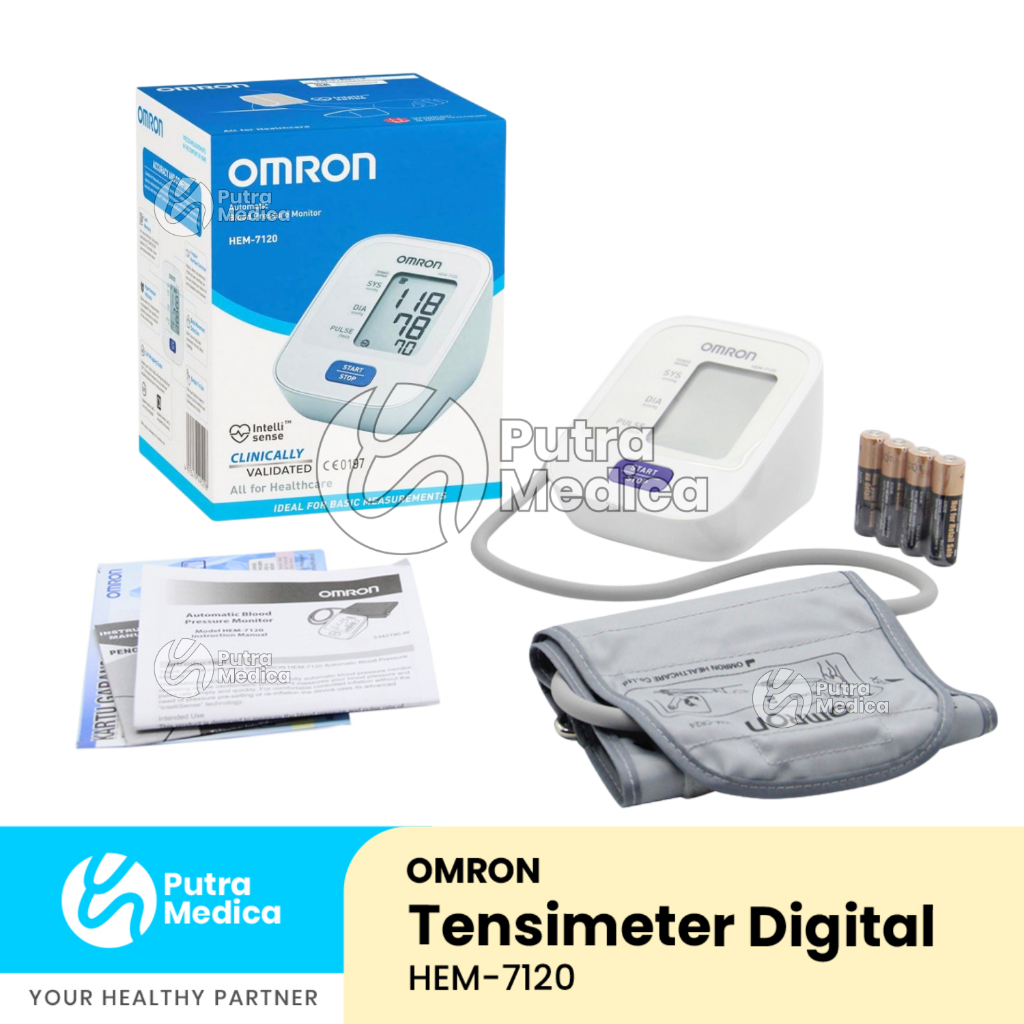 Omron Tensimeter Digital HEM-7120 / Tensi Elektrik / Alat Ukur Tekanan Darah