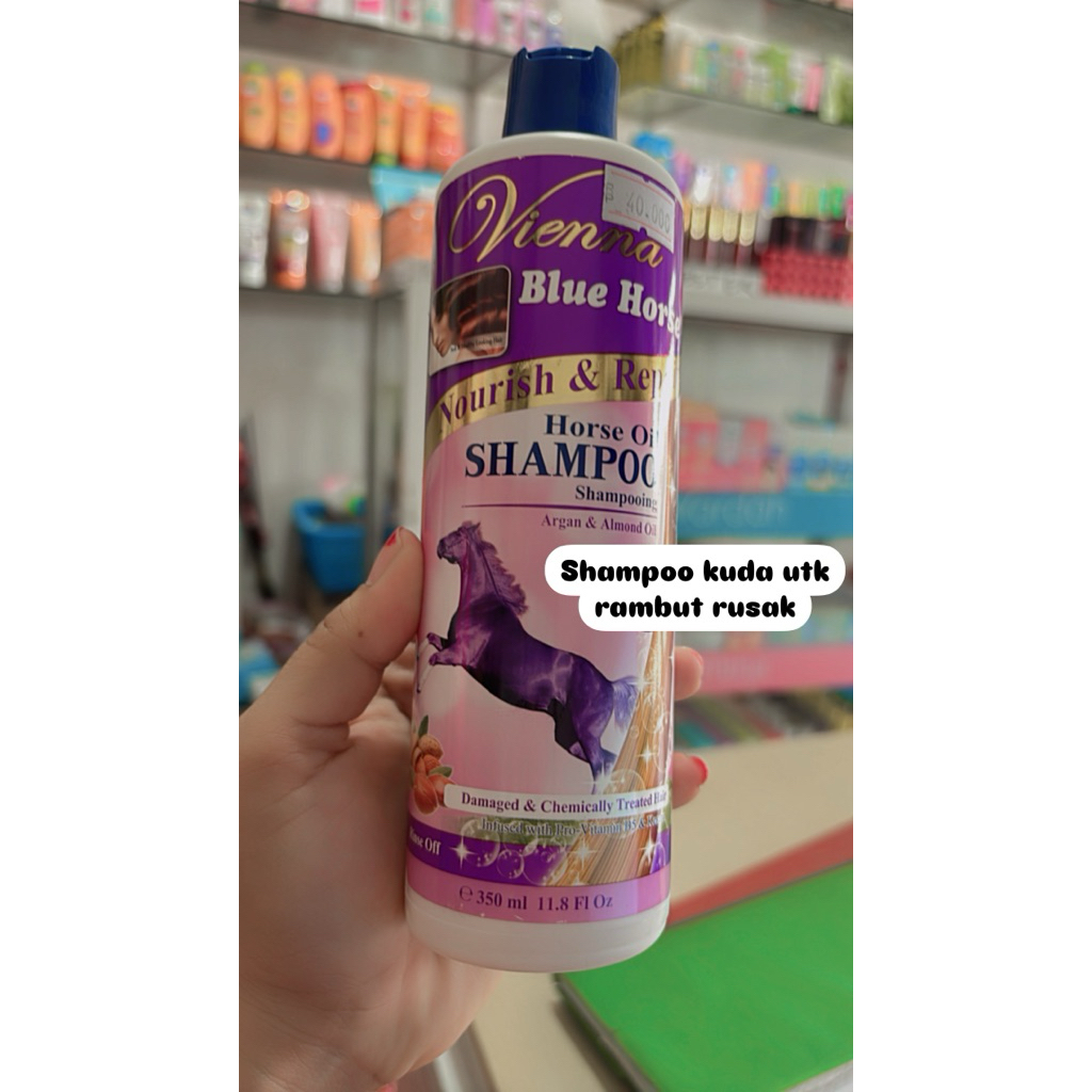 SHAMPOO KUDA VIENNA BLUE HORSE