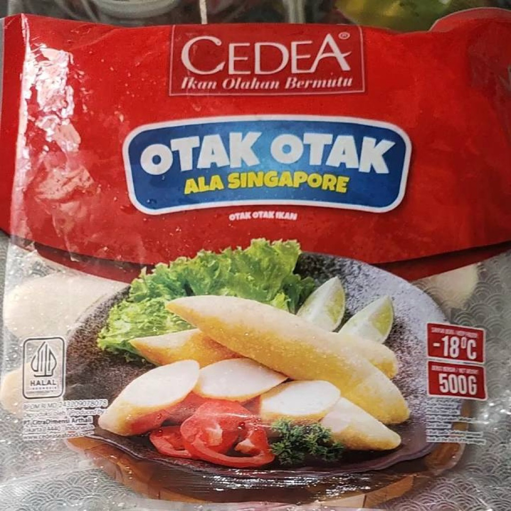 

OTAK-OTAK ALA SINGAPORE | CEDEA Ikan olahan Bermutu | otak otak ikan berat 500g