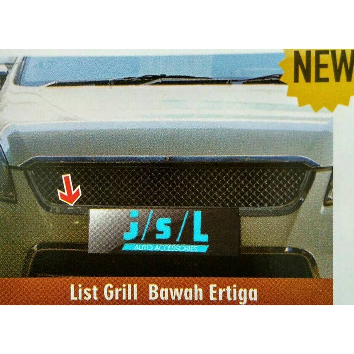 Side Grill Ertiga / List Grill Bumper Bawah Ertiga Lama CHROME
