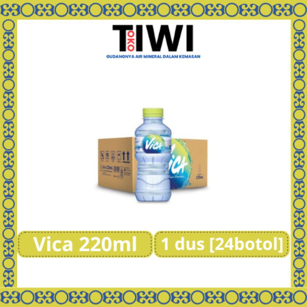 

Vica - Air Mineral Dalam Kemasan Botol - 1 dus - Khusus Instan & Sameday
