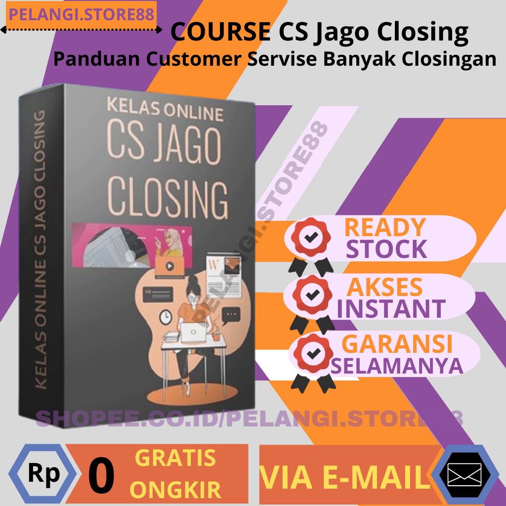 CS JAGO Closing: Kembangkan Teknik Respon Hingga Closingan Bertubi - Course KELAS CS JAGO CLOSING - 