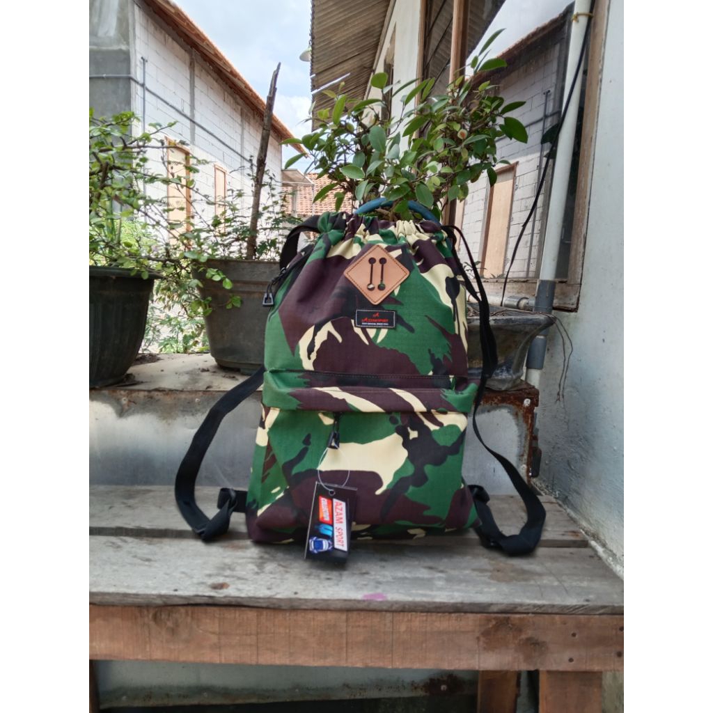 tas serut doreng terbaru silahkan. banyak sakunya