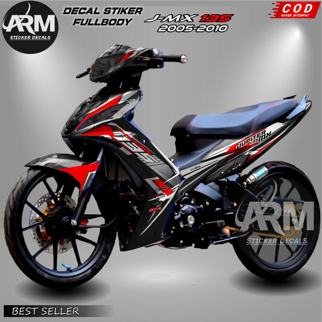 ARM Decal Stiker Fullbody Jupiter Mx 135 Old 2005-2010 Variasi Custom Racing 03