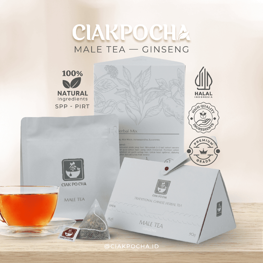 

Ciak Po - CiakpoCha Male Tea Meningkatkan Stamina Pria