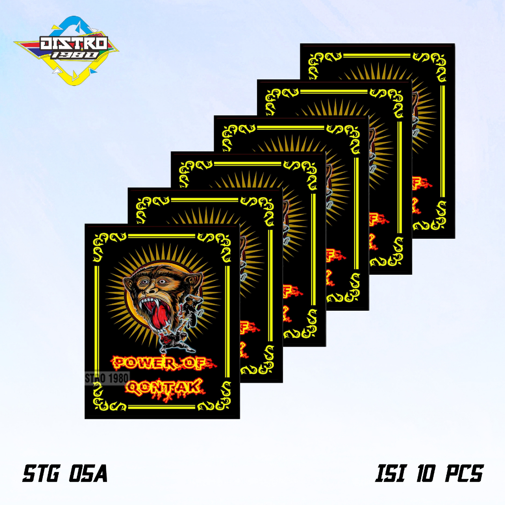 

ISI 10 PCS STIKER IKS.PI KERA SAKTI STG 05A ANTI AIR BAHAN VINYL (STG 05)