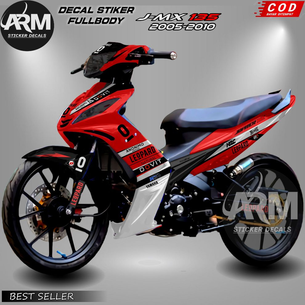 ARM Decal Stiker Fullbodyy Jupiter Mx 135 2005-2010 Variasi Leopard