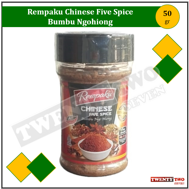 

[6 X]Rempaku Bumbu Dapur Chinese Five Spice / Ngohiong 50 gr