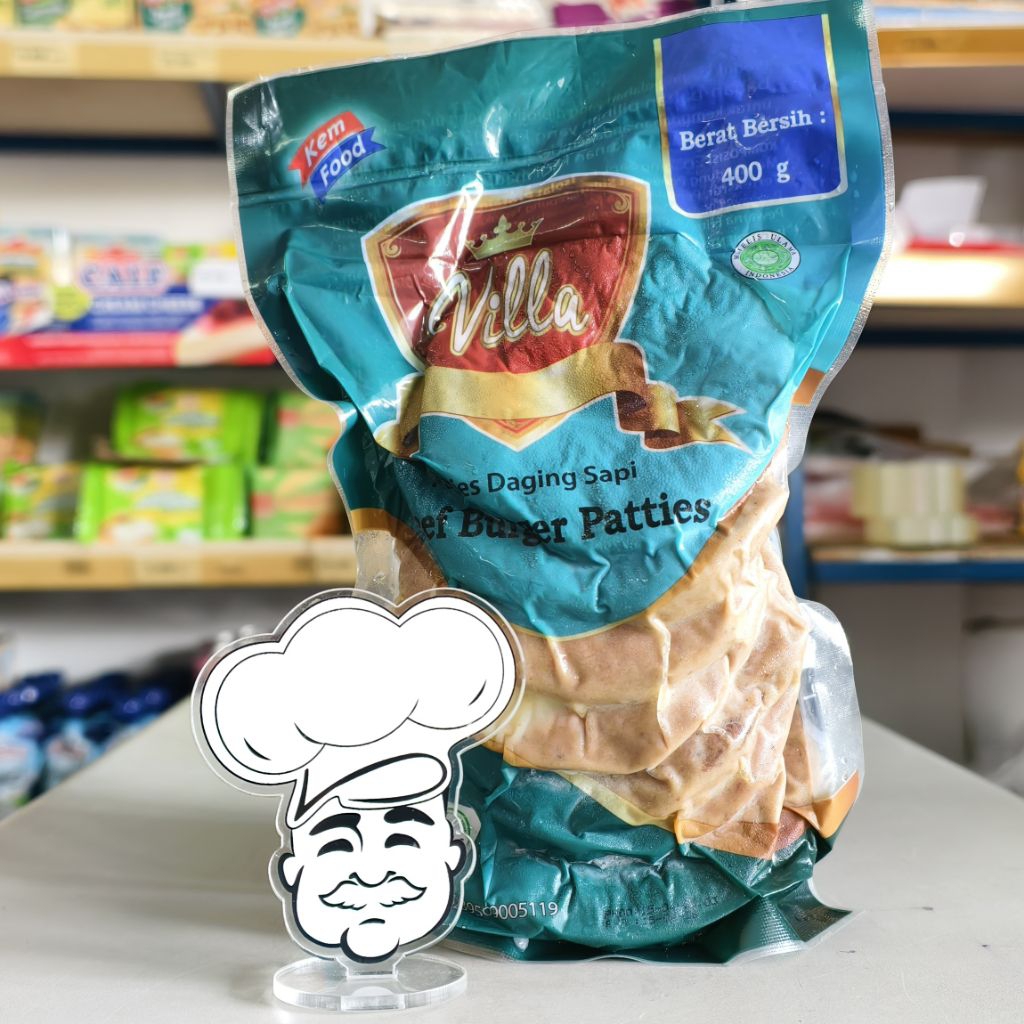 

Villa Daging Burger Patties 400Gr / Villa Daging Patties 400Gr