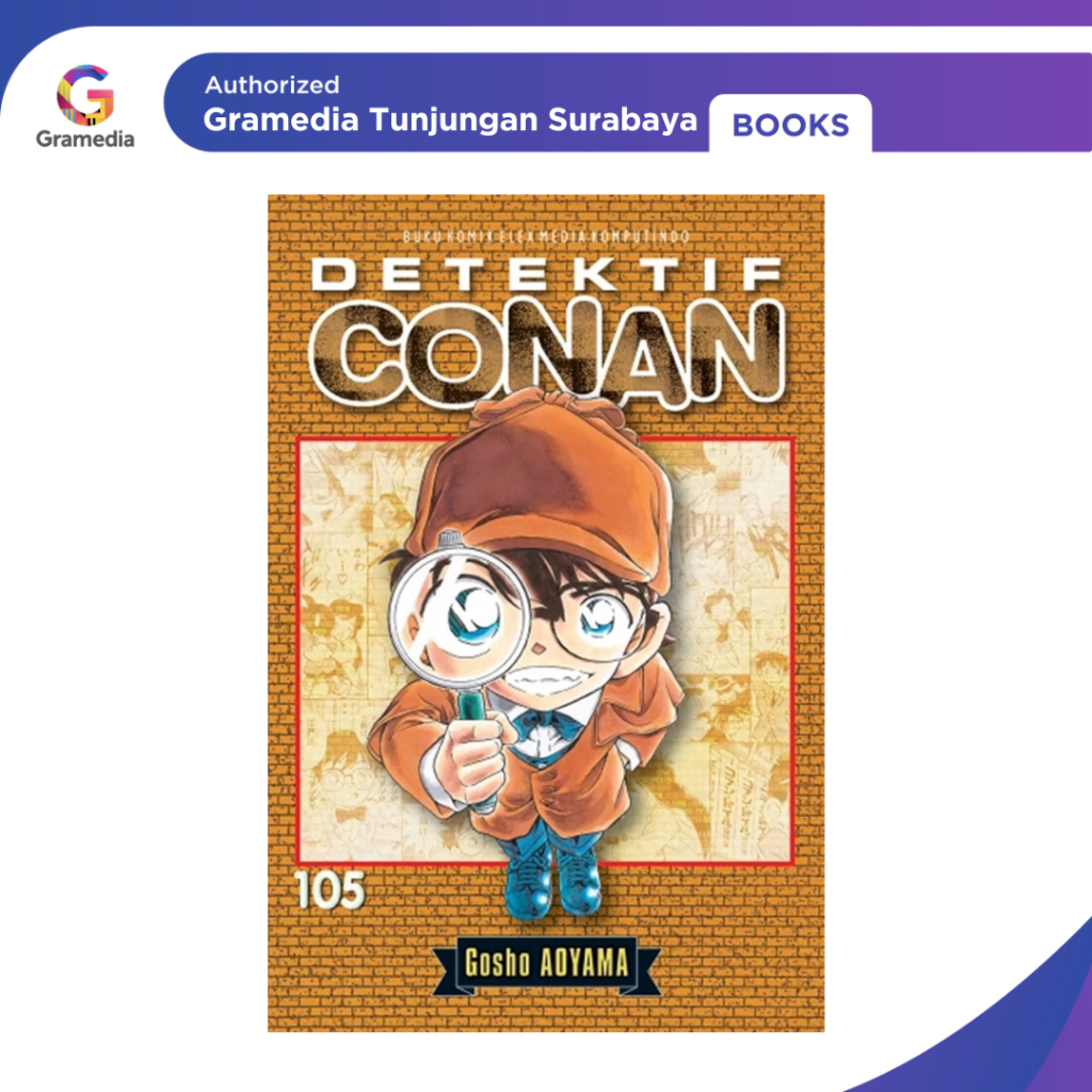 Gramedia Tunjungan : Komik Detektif Conan 105 : 725010013